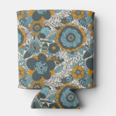 ヴィンテージ花柄 缶クーラー (裏面)