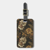 ヴィンテージ花柄(2) ラゲッジタグ (正面縦)