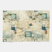 ヴィンテージ花柄(5) キッチンタオル (横)