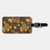 ヴィンテージ花柄(6) ラゲッジタグ (正面横)