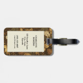 ヴィンテージ花柄(6) ラゲッジタグ (裏面横)