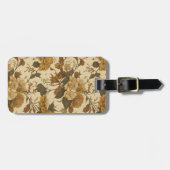 ヴィンテージ花柄(8) ラゲッジタグ (正面横)