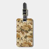 ヴィンテージ花柄(8) ラゲッジタグ (正面縦)