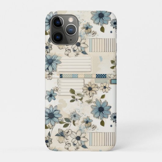 ヴィンテージ花柄 Case-Mate iPhoneケース (裏)