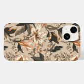 ヴィンテージ花柄iPhone 14ケース Case-Mate iPhoneケース (裏面 (横))