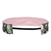 ヴィンテージ花模様弾性ヘッドバンド アスレチックヘッドバンド (裏面)