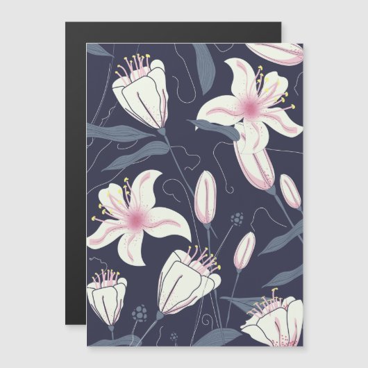 ヴィンテージ花模様 (正面/裏面)