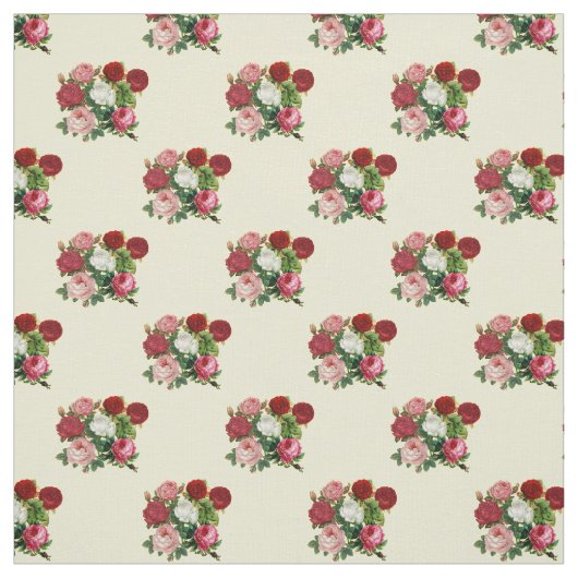 ヴィンテージ花模様 ファブリック (見本)