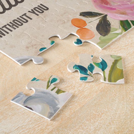 ヴィンテージ花模様 |ブライドメイドパズル ジグソーパズル (側面)