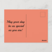 ヴィンテージ花母の日 ポストカード (裏面)