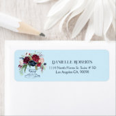 ヴィンテージ花瓶カラフル花 ラベル (インサイチュ)