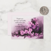 ヴィンテージ花瓶サンキューカード ノートカード (正面/裏面インサイチュ)