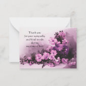 ヴィンテージ花瓶サンキューカード ノートカード (正面)