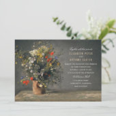 ヴィンテージ花瓶ユニーククリエイティブ結婚ズ 招待状 (スタンド正面)