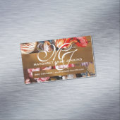 ヴィンテージ花瓶 | 磁モノグラムの石 マグネット名刺 (インサイチュ)