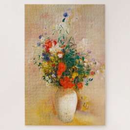 ヴィンテージ花瓶(1906) by Odilon Redon ジグソーパズル