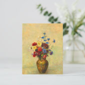 ヴィンテージ花瓶（1910年）Odiron Redon著 (スタンド正面)