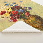 ヴィンテージ花瓶（1910年）Odiron Redon著 シェルパブランケット (3/4)