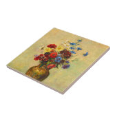 ヴィンテージ花瓶（1910年）Odiron Redon著 タイル (側面)