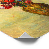 ヴィンテージ花瓶（1910年）Odiron Redon著 ポスター (角)