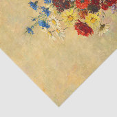 ヴィンテージ花瓶（1910年）Odiron Redon著 薄葉紙 (詳細)