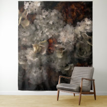 ヴィンテージ花白と錆あじさい植物学