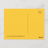 ヴィンテージ花種パケット – 葉書 ポストカード (裏面)