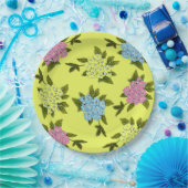 ヴィンテージ花紙プレート ペーパープレート (パーティー)