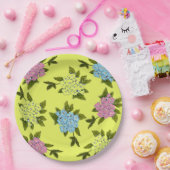 ヴィンテージ花紙プレート ペーパープレート (パーティー)