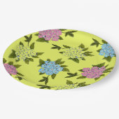 ヴィンテージ花紙プレート ペーパープレート (アングル)