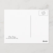 ヴィンテージ花花束for Youはがき ポストカード (裏面)