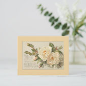 ヴィンテージ花葉書 ポストカード (スタンド正面)