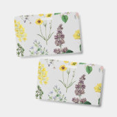 ヴィンテージ花集合 バッジ (正面＆裏面)