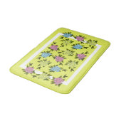 ヴィンテージ花風呂マット バスマット (アングル)