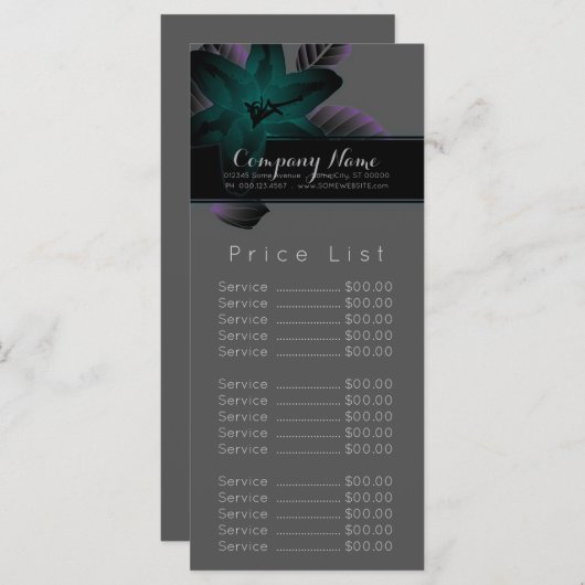 ヴィンテージ花 (正面/裏面)