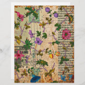 ヴィンテージ花 (正面/裏面)