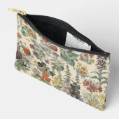 ヴィンテージ花 アクセサリーポーチ (見開き)