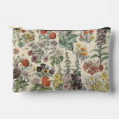 ヴィンテージ花 アクセサリーポーチ (正面)