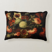 ヴィンテージ花 アクセントクッション (裏面)