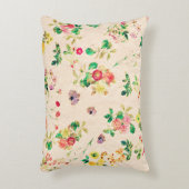 ヴィンテージ花 アクセントクッション (正面(垂直))