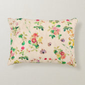 ヴィンテージ花 アクセントクッション (裏面)