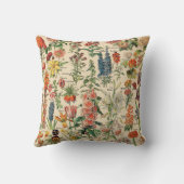 ヴィンテージ花 クッション (裏面)