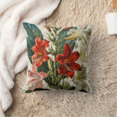 ヴィンテージ花 クッション (ブランケット)