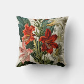 ヴィンテージ花 クッション (裏面)