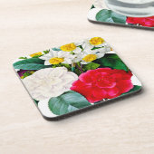 ヴィンテージ花 コースター (左側)