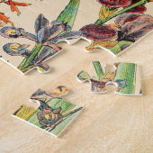 ヴィンテージ花 ジグソーパズル (側面)