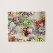 ヴィンテージ花 ジグソーパズル (横)