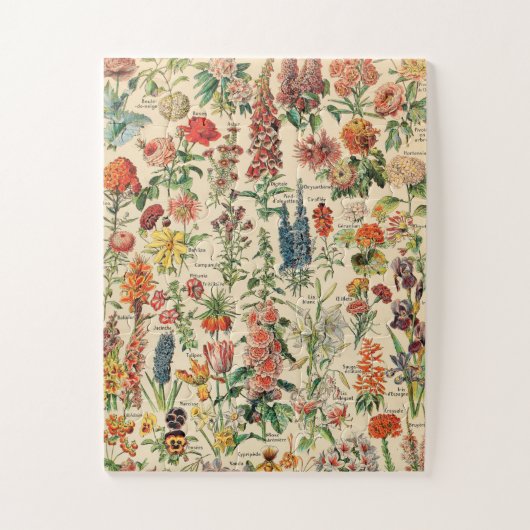 ヴィンテージ花 ジグソーパズル (縦)