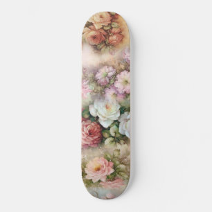 ヴィンテージ花 スケートボード