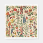 ヴィンテージ花 スタンダードランチョンナプキン (正面)